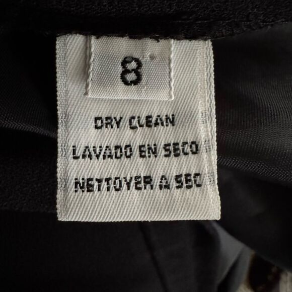 VTG Saville Black Skirt Suit Size 8 - Picture 10 of 12